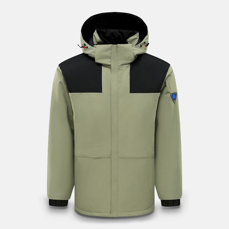Beheizbare Winter Daunenjacke