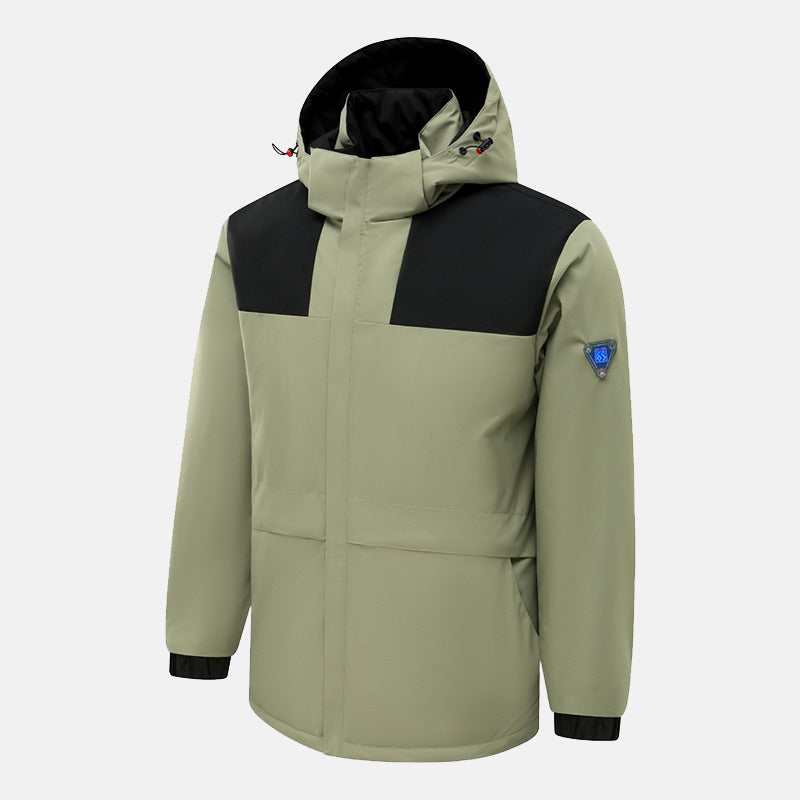 Beheizbare Winter Daunenjacke